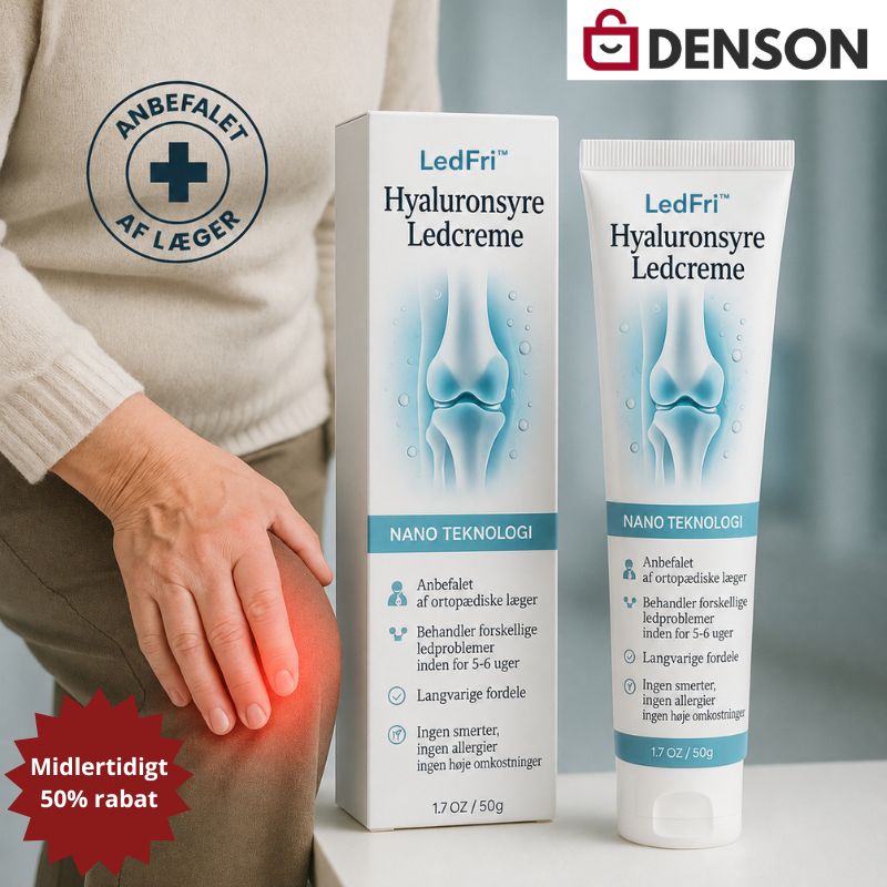 LedFri™ | Lindrer knæ- og ledsmerter med op til 87 % på 24 timer