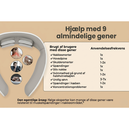 NakRo™ – Skånsom nakkeafspænding mod hverdagens spændinger
