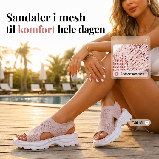 SkyTrin™ Plateausandaler – Som at gå på skyer