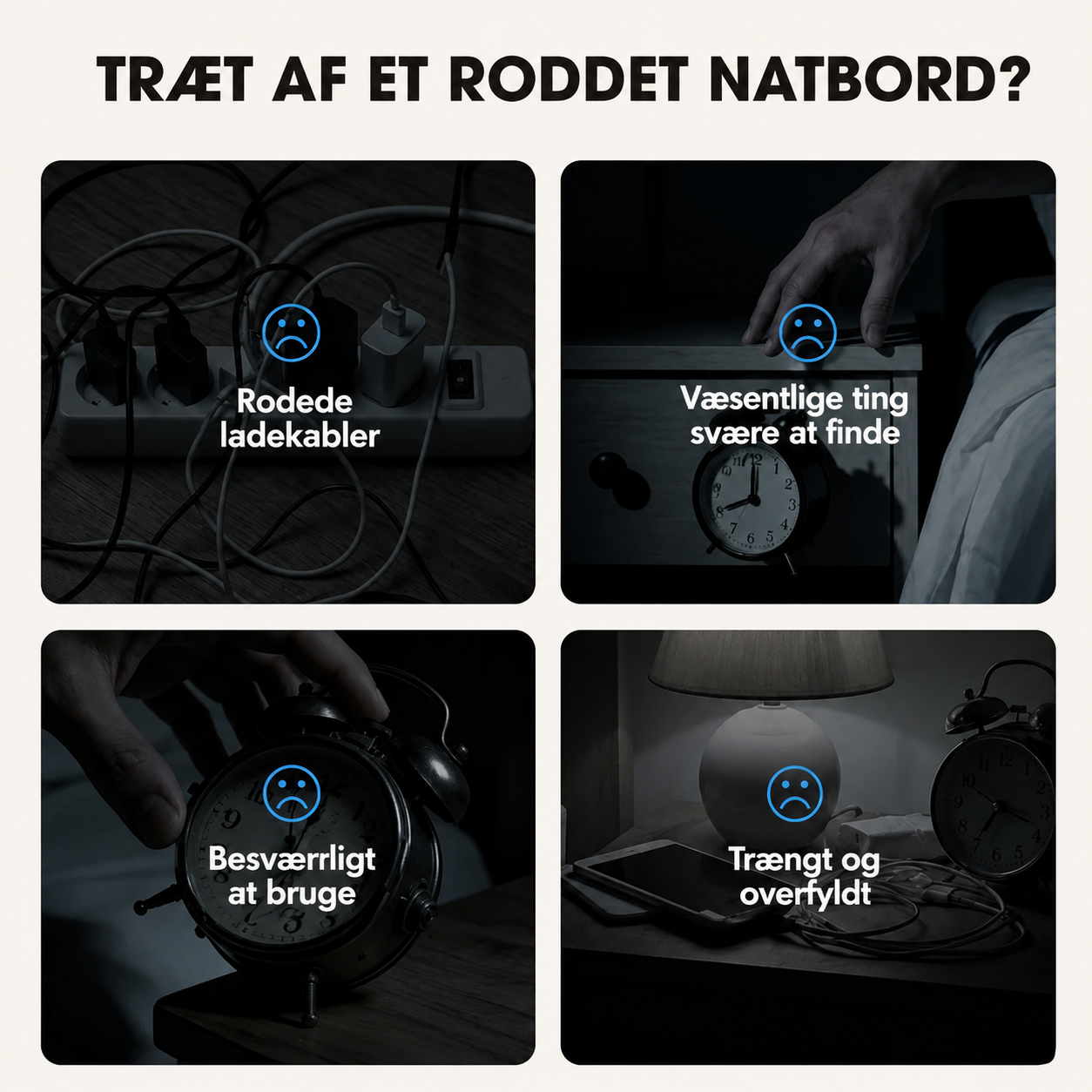 NatBord™ – 6-i-1 Trådløs Ladestation med Flere Funktioner