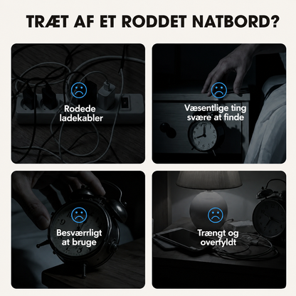 NatBord™ – 6-i-1 Trådløs Ladestation med Flere Funktioner