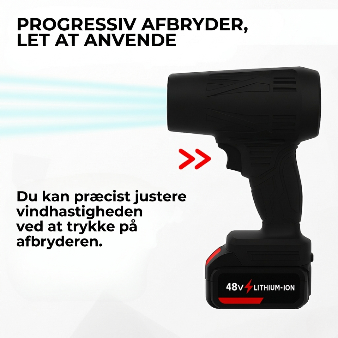 VindJet™ | Rensa bort röran på några sekunder – tack vare kraften i trådlös rengöring!