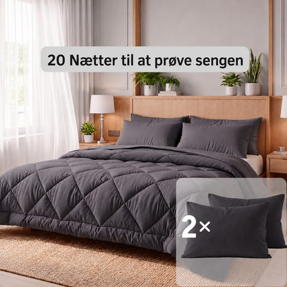 Dyne | Den hurtigtørrende 2-i-1-dyne der gør sengetøj overflødigt