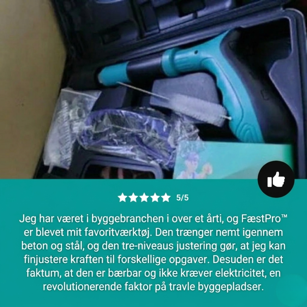 FæstPro™ | Fastgør i beton og stål på 3 sekunder.