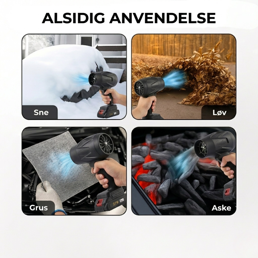 VindJet™ | Rensa bort röran på några sekunder – tack vare kraften i trådlös rengöring!