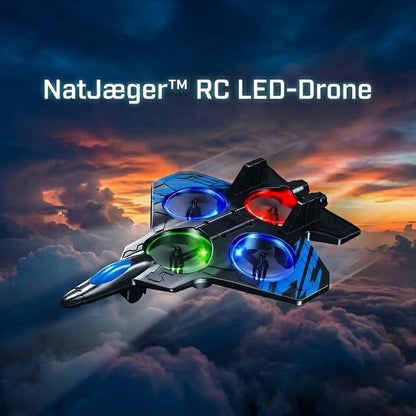 NatJæger™ RC LED-Drone – Flyveoplevelse for begyndere og entusiaster
