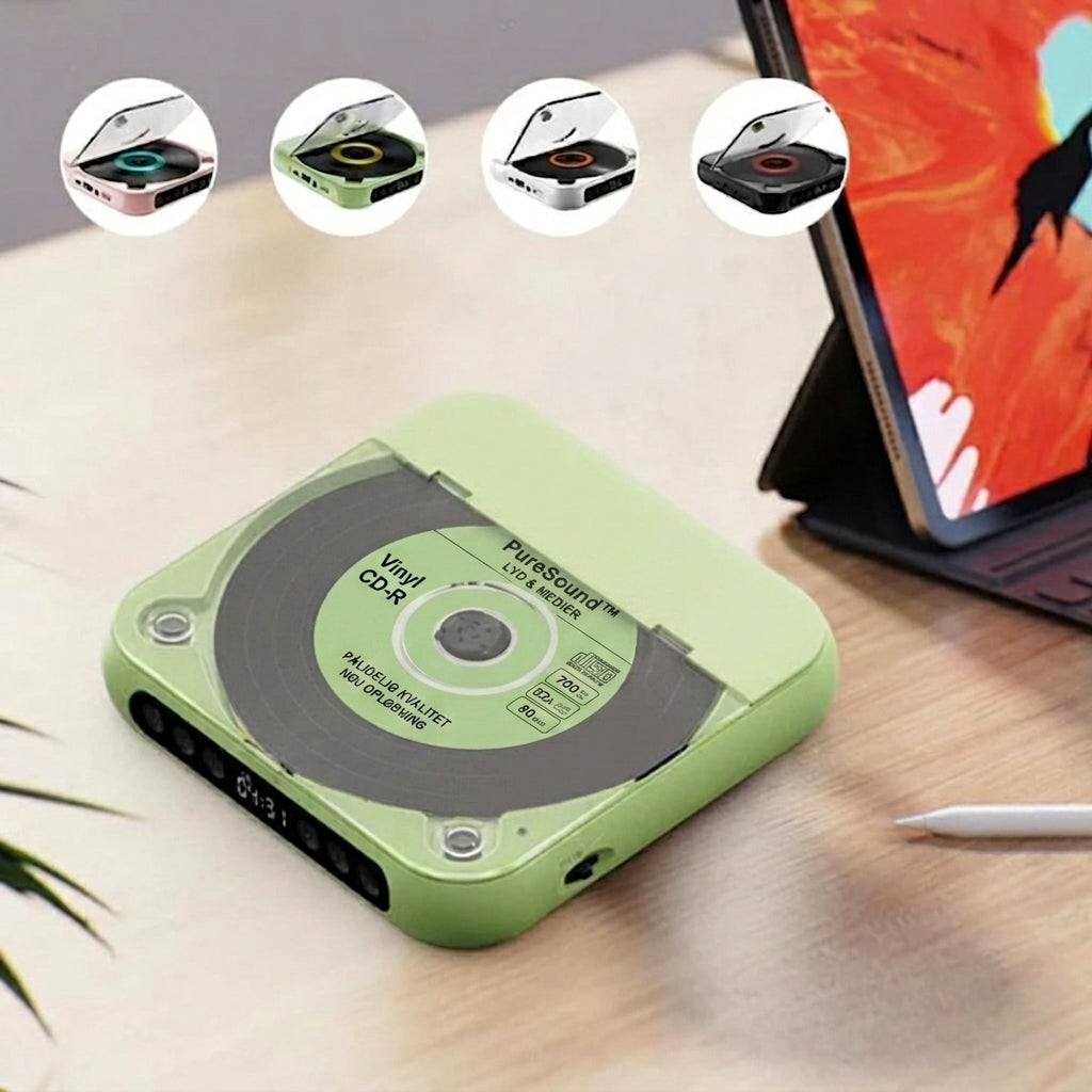 PureSound CD-Afspiller™ | Genoplev musikken med krystalklart lyd – overalt