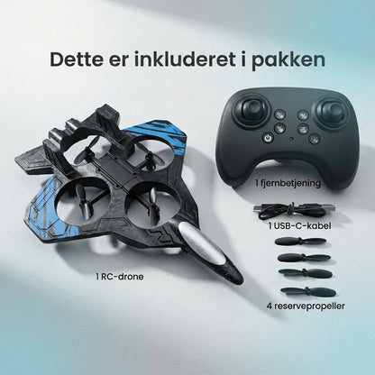 NatJæger™ RC LED-Drone – Stabil & Nem at Flyve