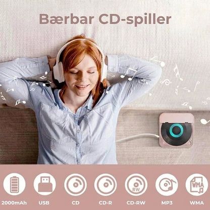 PureSound CD-Afspiller™ | Genoplev musikken med krystalklart lyd – overalt